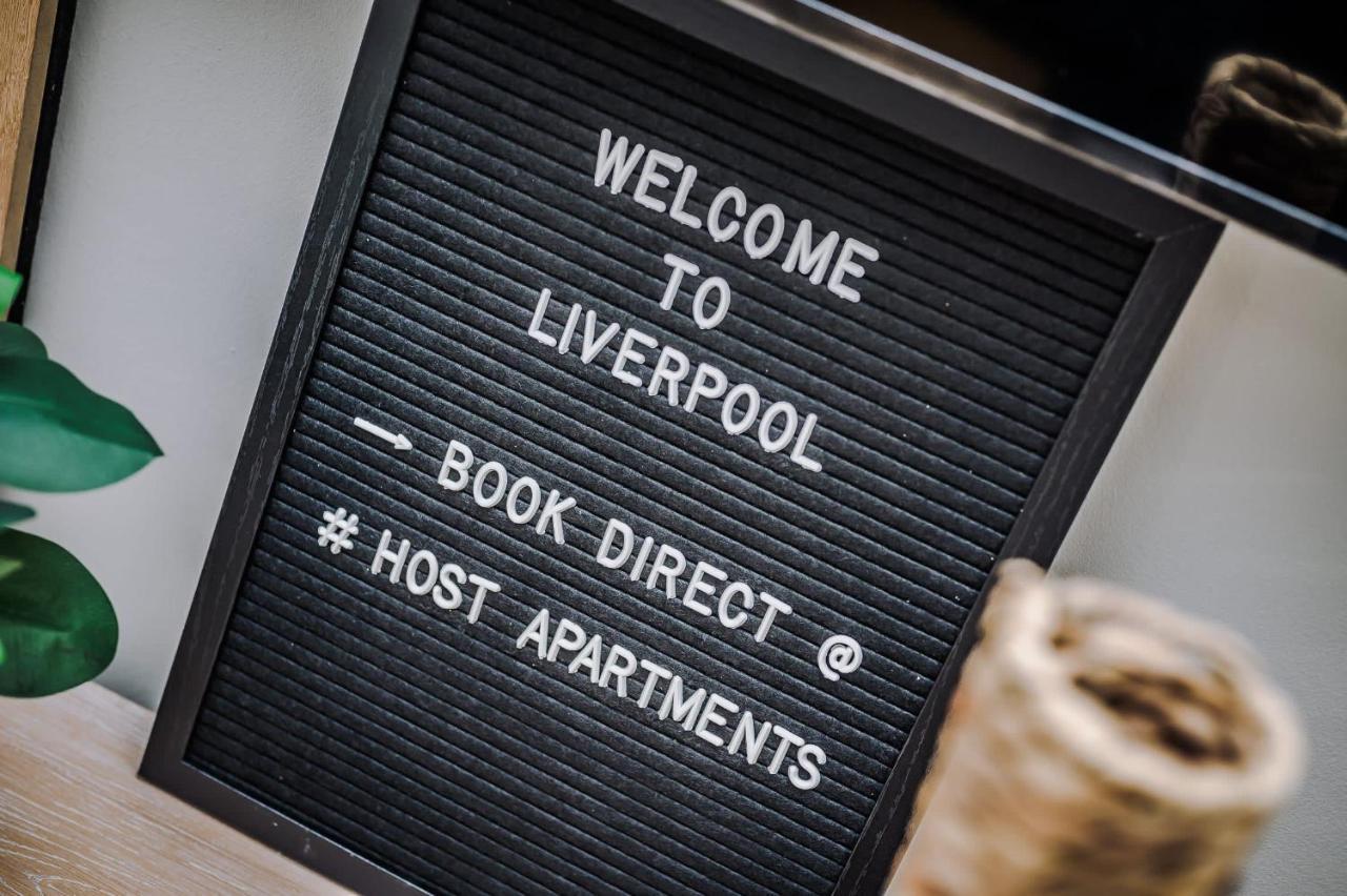 Host Apartments - Contemporary 3 Bed Apt With Balcony - Perfect For Long Stays Liverpool Kültér fotó